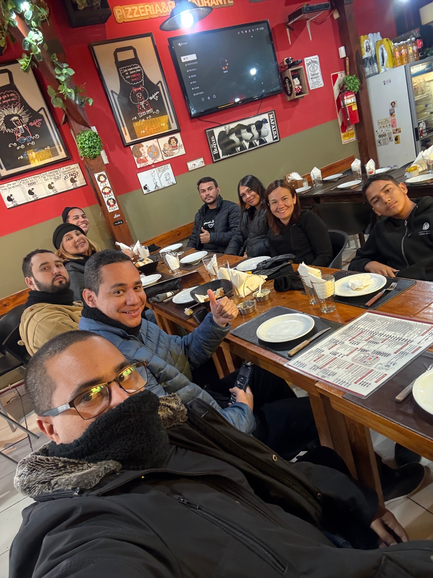 Jantar do grupo ViagemSLZ em Bariloche